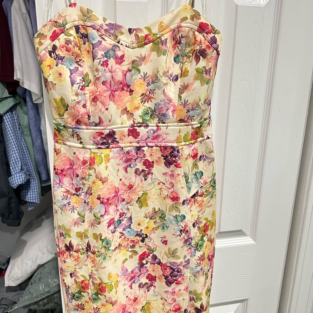 Windsor Multicolor Floral Midi Dress